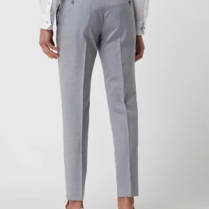 DIGEL Slim Fit Anzughose Aus Schurwolle Modell ‘Franco’ – Hellblau 15