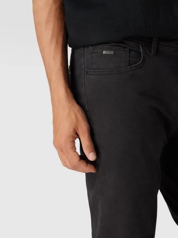 Brax Hose Mit Label-Patch Modell ‘Cadiz’ – Anthrazit 4