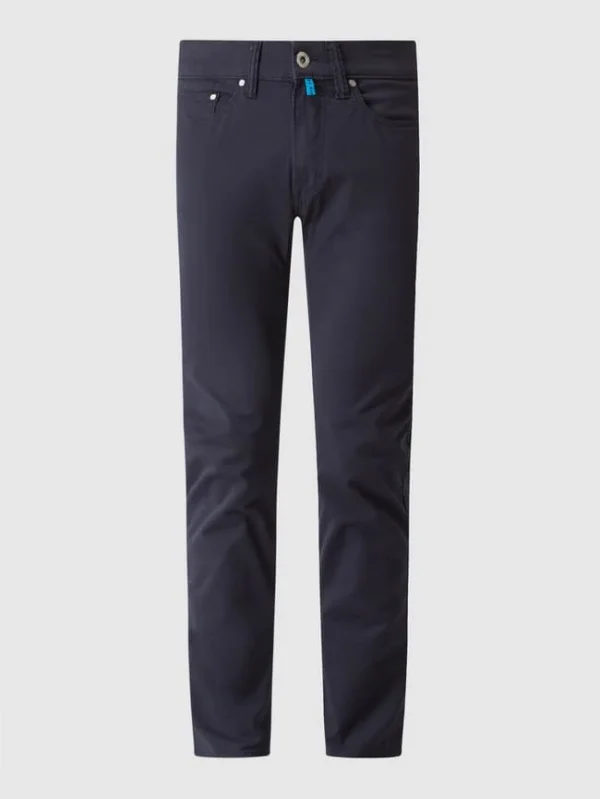 Pierre Cardin Slim Fit Hose Mit Hohem Stretch-Anteil Modell ‘Antibes’ – ‘Futureflex’ – Marineblau 3