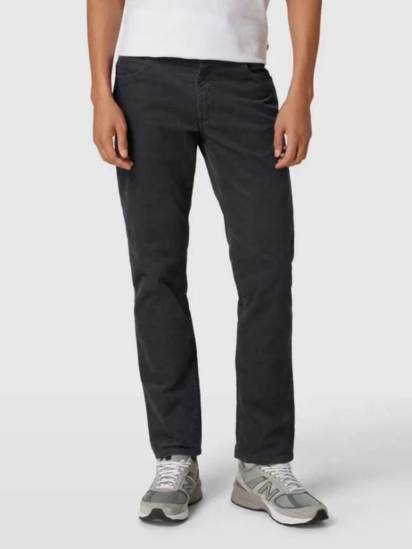 Christian Berg Men Cordhose Mit Stretch-Anteil – Dunkelgrau 5