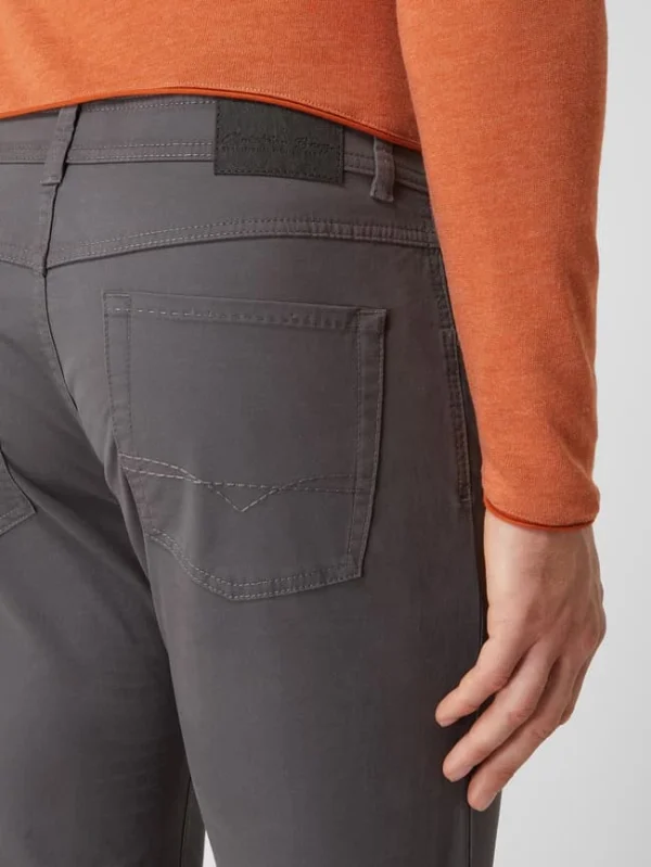 Christian Berg Men Chino Mit Stretch-Anteil – Dunkelgrau 4