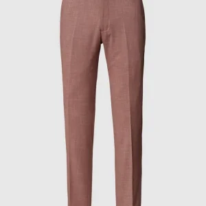 MCNEAL Slim Fit Anzughose In Melierter Optik – Hellrot 9