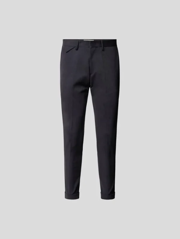 Stylebop Bundfaltenhose Im Straight Fit – Marineblau 3