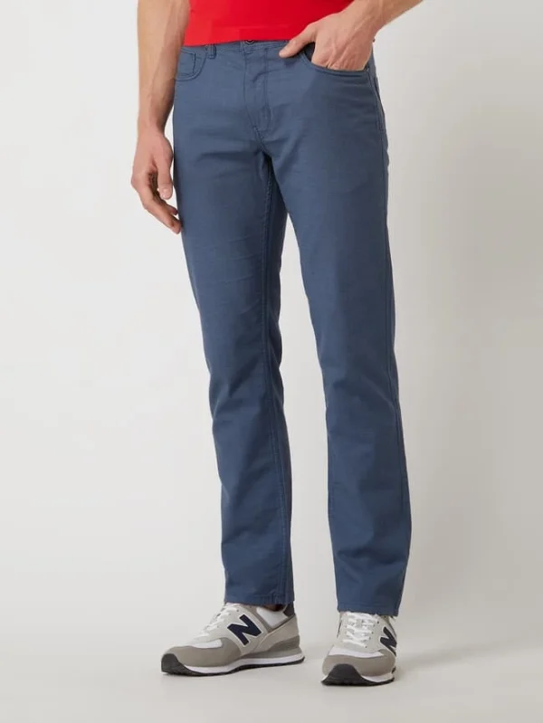Montego Regular Fit Hose Mit Stretch-Anteil – Blau 5