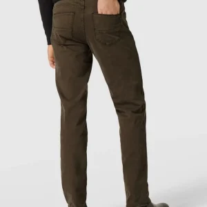 Brax Straight Fit Chino Mit Label-Detail Modell ‘Cadiz’ – Khaki 15