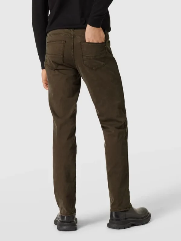 Brax Straight Fit Chino Mit Label-Detail Modell ‘Cadiz’ – Khaki 6