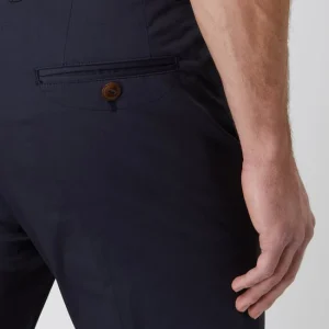 MOS MOSH Slim Fit Chino Mit Stretch-Anteil Modell ‘Jamie’ – Marineblau 11