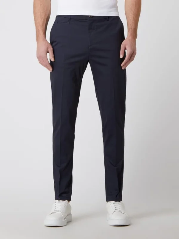 MOS MOSH Slim Fit Chino Mit Stretch-Anteil Modell ‘Jamie’ – Marineblau 5