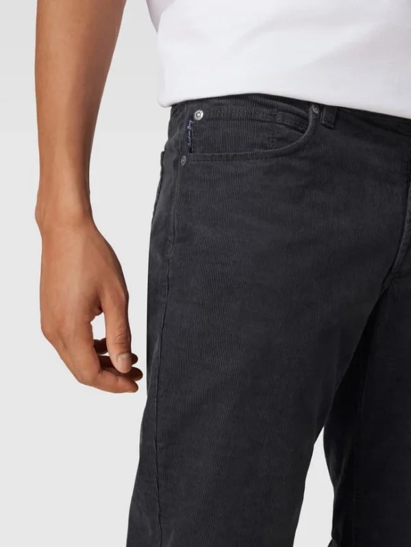 Christian Berg Men Cordhose Mit Stretch-Anteil – Dunkelgrau 4
