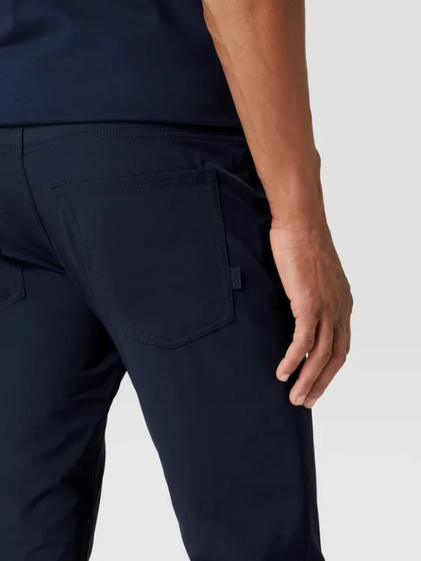 BOSS Slim Fit Stretchhose Modell ‘Delaware’ – Marineblau 4