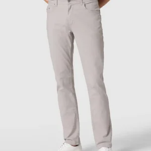 Christian Berg Men Hose Im 5-Pocket-Design – Hellbraun 13