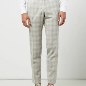 CG – Club Of Gents Slim Fit Anzughose Aus Schurwolle – ‘Savile Row’ – Hellgrau 13