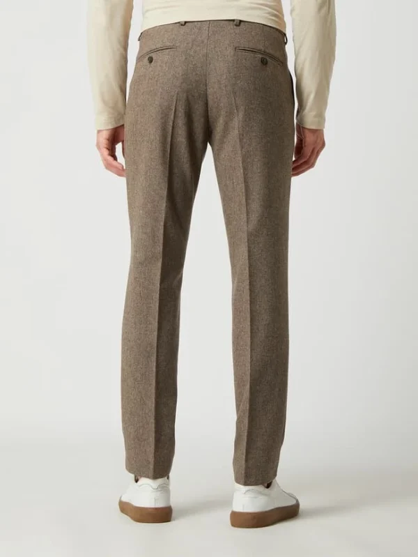 Tiger Of Sweden Slim Fit Anzughose Aus Wollmischung Modell ‘Tordon’ – Beige 6