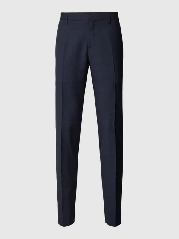 Tommy Hilfiger Anzughose Mit Karomuster – Marineblau 3