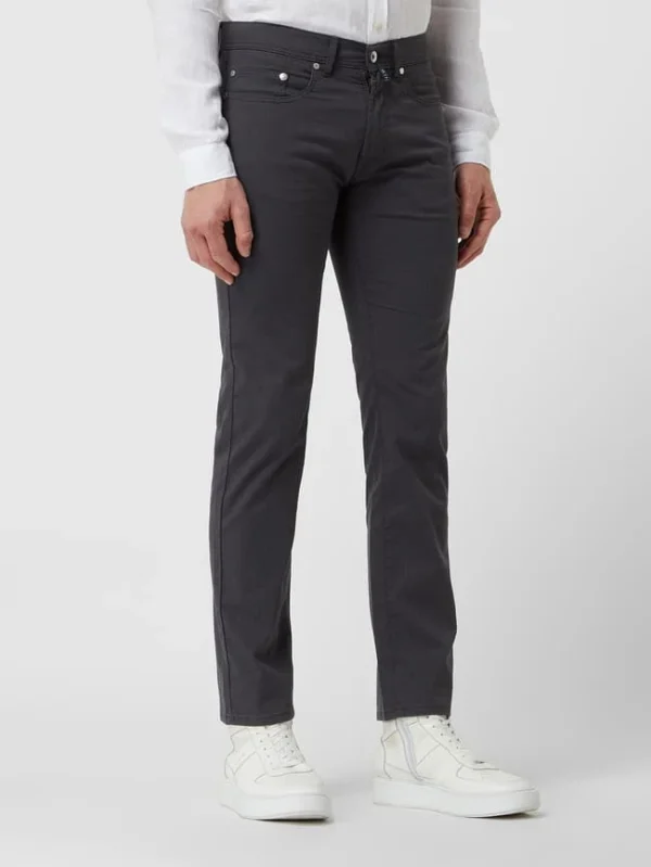 Pierre Cardin Fitted Hose Mit Stretch-Anteil Modell ‘Lyon’ – Anthrazit 5