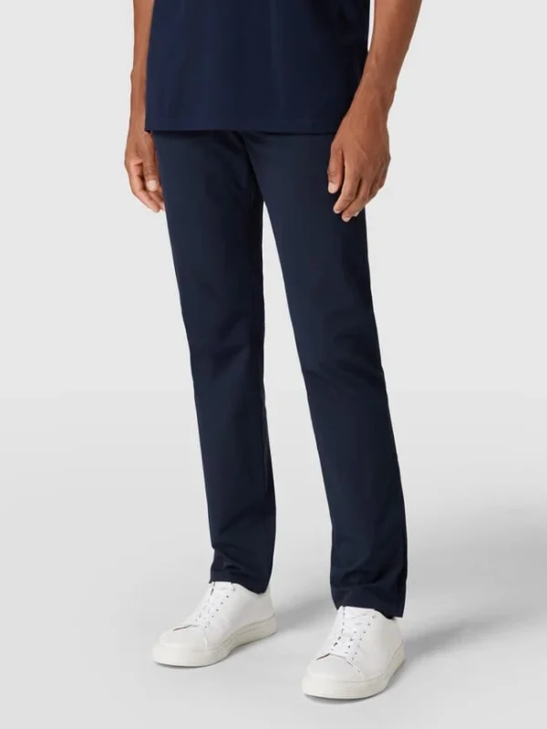 BOSS Slim Fit Stretchhose Modell ‘Delaware’ – Marineblau 5