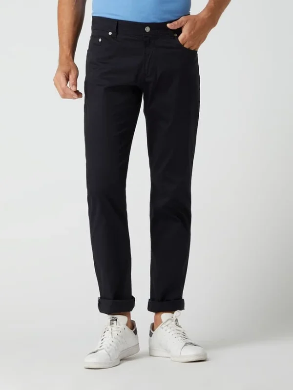 Christian Berg Men Regular Fit Hose Mit Stretch-Anteil – Marineblau 5