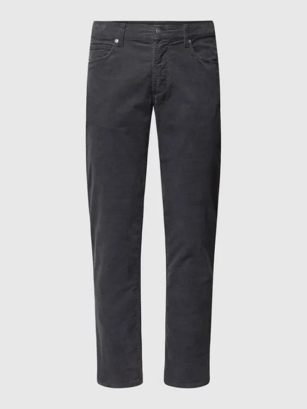 Christian Berg Men Cordhose Mit Stretch-Anteil – Dunkelgrau 3