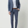 CG – Club Of Gents Slim Fit Anzughose Aus Leinen-Lyocell-Mix Modell ‘Paco’ – Blau 19