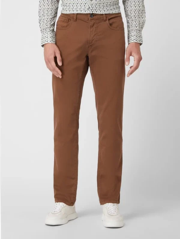 Camel Active Regular Fit Hose Mit Stretch-Anteil Modell ‘Houston’ – Rostrot 5