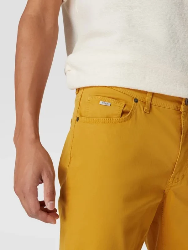 Brax Straight Fit Chino Mit Label-Detail Modell ‘Cadiz’ – Gold 4