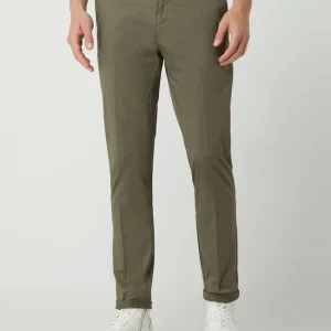 MOS MOSH Slim Fit Chino Mit Stretch-Anteil Modell ‘Jamie’ – Olivgrün 13