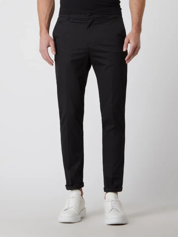 MOS MOSH Slim Fit Chino Mit Stretch-Anteil Modell ‘Jamie’ – Schwarz 5