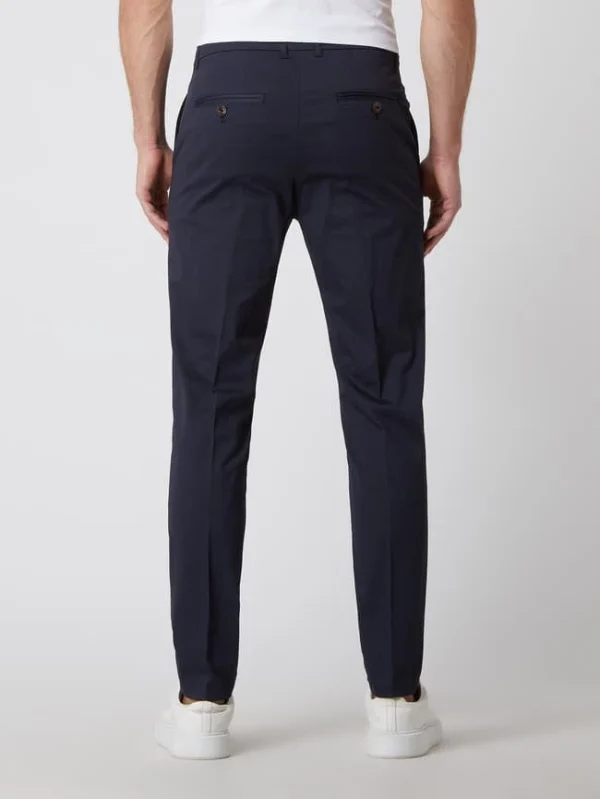 MOS MOSH Slim Fit Chino Mit Stretch-Anteil Modell ‘Jamie’ – Marineblau 6