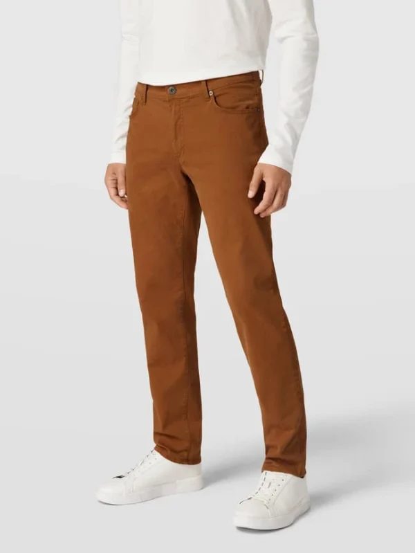Brax Straight Fit Chino Mit Label-Detail Modell ‘Cadiz’ – Camel 5