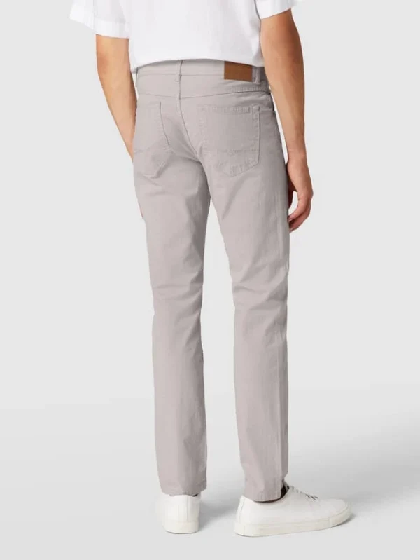 Christian Berg Men Hose Im 5-Pocket-Design – Hellbraun 6