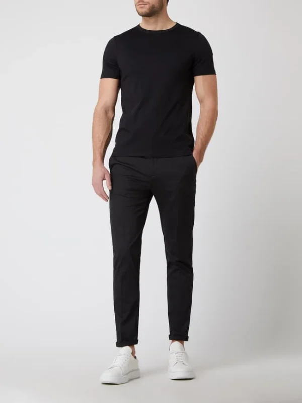 MOS MOSH Slim Fit Chino Mit Stretch-Anteil Modell ‘Jamie’ – Schwarz 1