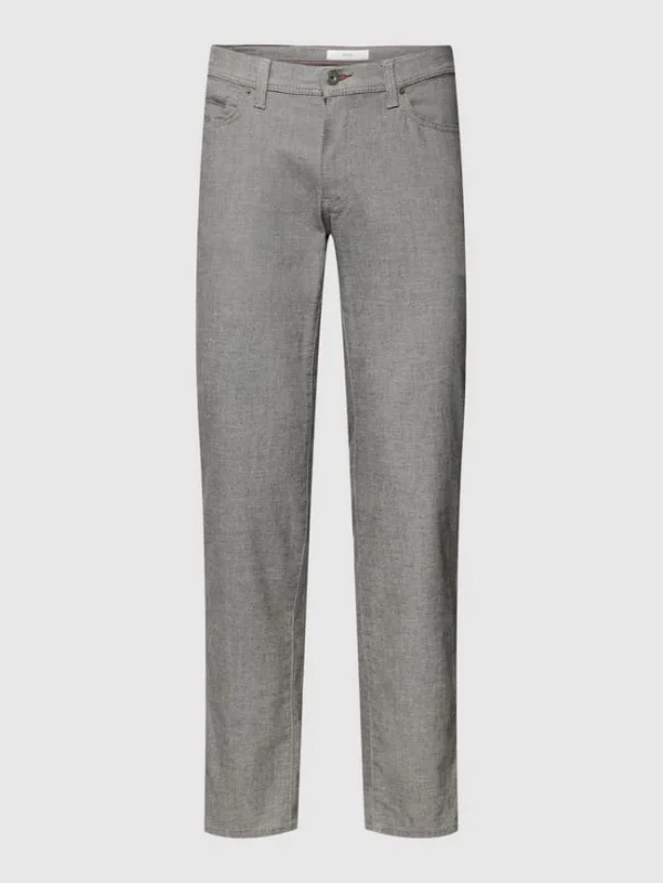 Brax Hose Mit Label-Patch Modell ‘Cadiz’ – Hellgrau 3
