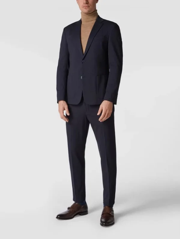 Strellson Slim Fit Anzughose Aus Jersey Modell ‘Saturn’ – Marineblau 1