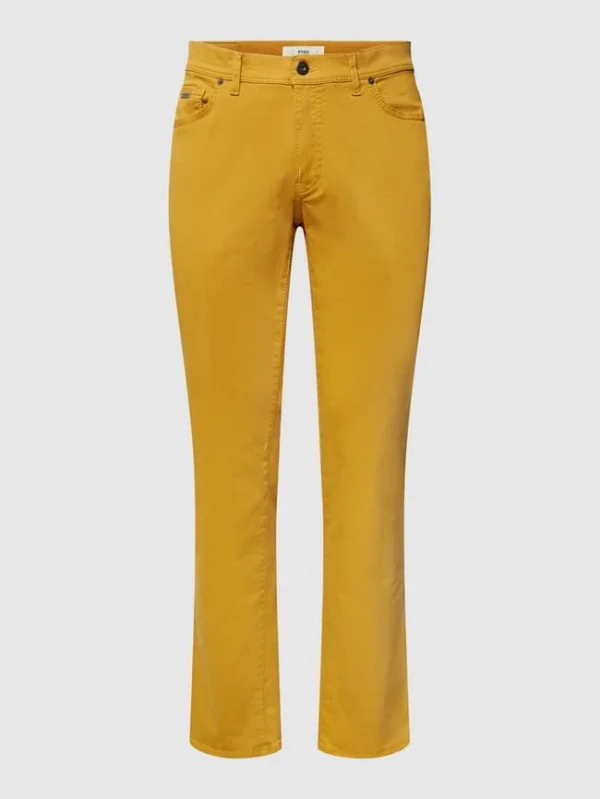 Brax Straight Fit Chino Mit Label-Detail Modell ‘Cadiz’ – Gold 3