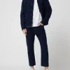NO21 Cropped Cordhose Aus Baumwolle – Marineblau 5