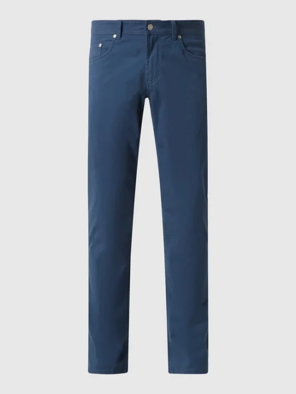 Christian Berg Men Hose In Gerader Passform Mit Stretch-Anteil – Royalblau 3