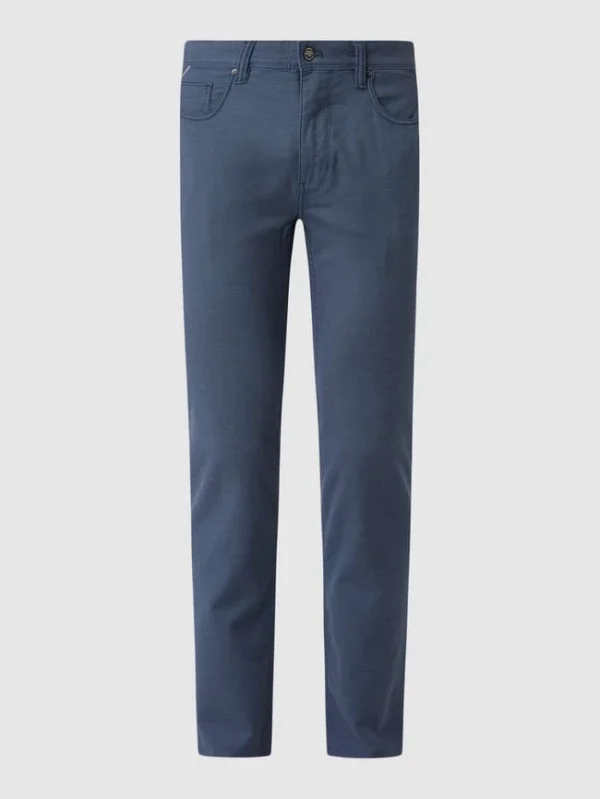 Montego Regular Fit Hose Mit Stretch-Anteil – Blau 3