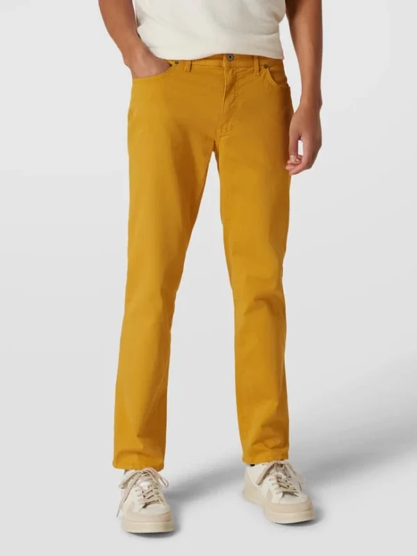 Brax Straight Fit Chino Mit Label-Detail Modell ‘Cadiz’ – Gold 5
