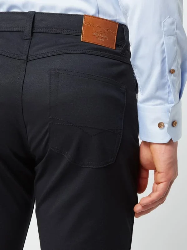 Christian Berg Men Hose In Schmaler Passform Mit Stretch-Anteil – Marineblau 4