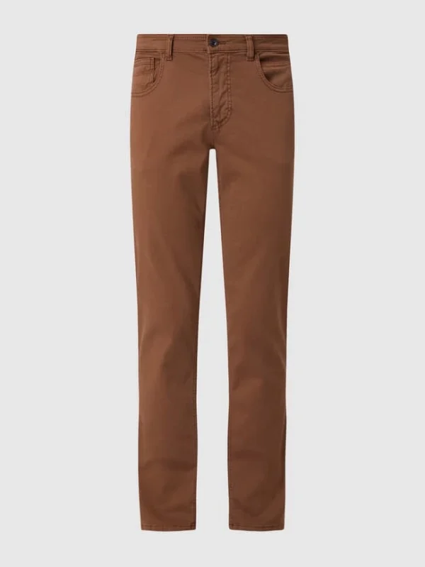 Camel Active Regular Fit Hose Mit Stretch-Anteil Modell ‘Houston’ – Rostrot 3