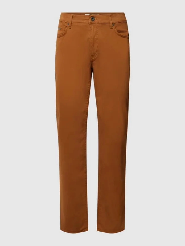 Brax Straight Fit Chino Mit Label-Detail Modell ‘Cadiz’ – Camel 3