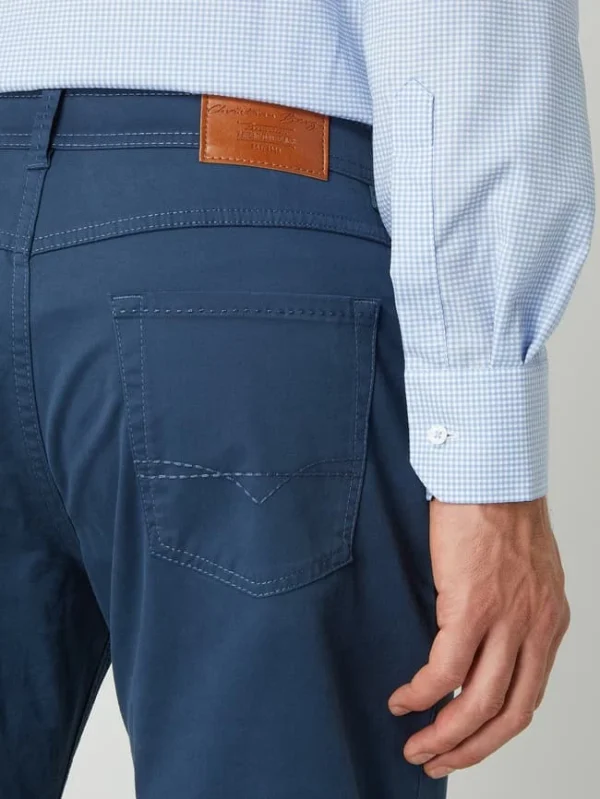Christian Berg Men Hose In Gerader Passform Mit Stretch-Anteil – Royalblau 4
