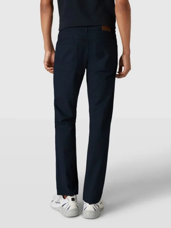 Christian Berg Men Straight Fit Chino Mit Stretch-Anteil – Marineblau 6
