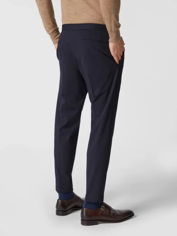 Strellson Slim Fit Anzughose Aus Jersey Modell ‘Saturn’ – Marineblau 6