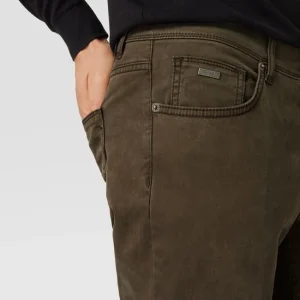 Brax Straight Fit Chino Mit Label-Detail Modell ‘Cadiz’ – Khaki 11