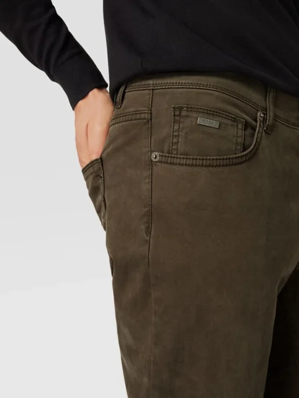 Brax Straight Fit Chino Mit Label-Detail Modell ‘Cadiz’ – Khaki 4