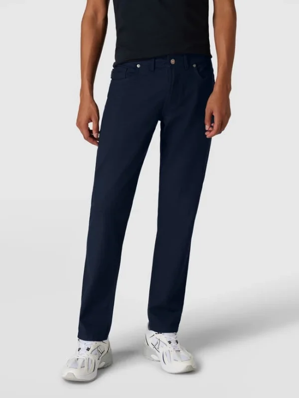 Christian Berg Men Straight Fit Chino Mit Stretch-Anteil – Marineblau 5