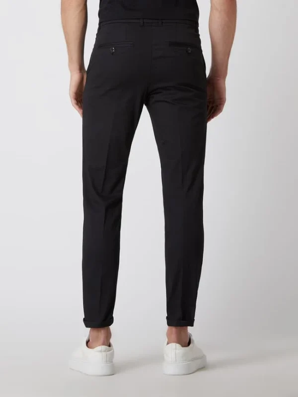 MOS MOSH Slim Fit Chino Mit Stretch-Anteil Modell ‘Jamie’ – Schwarz 6
