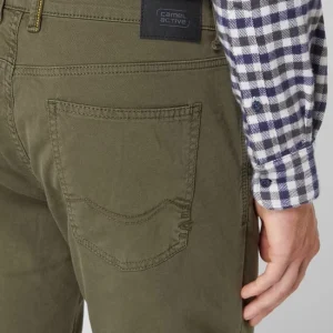 Camel Active Regular Fit Hose Mit Stretch-Anteil Modell ‘Houston’ – Olivgrün 11