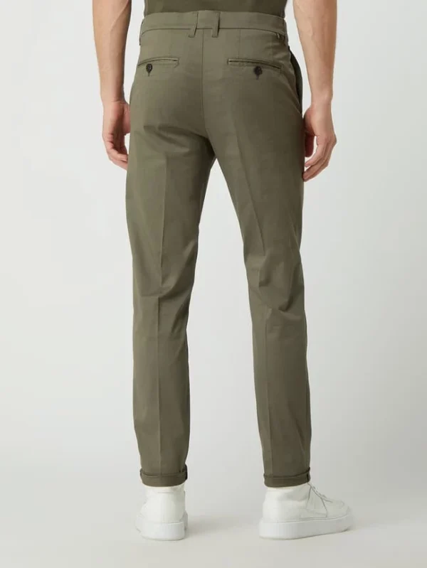 MOS MOSH Slim Fit Chino Mit Stretch-Anteil Modell ‘Jamie’ – Olivgrün 6